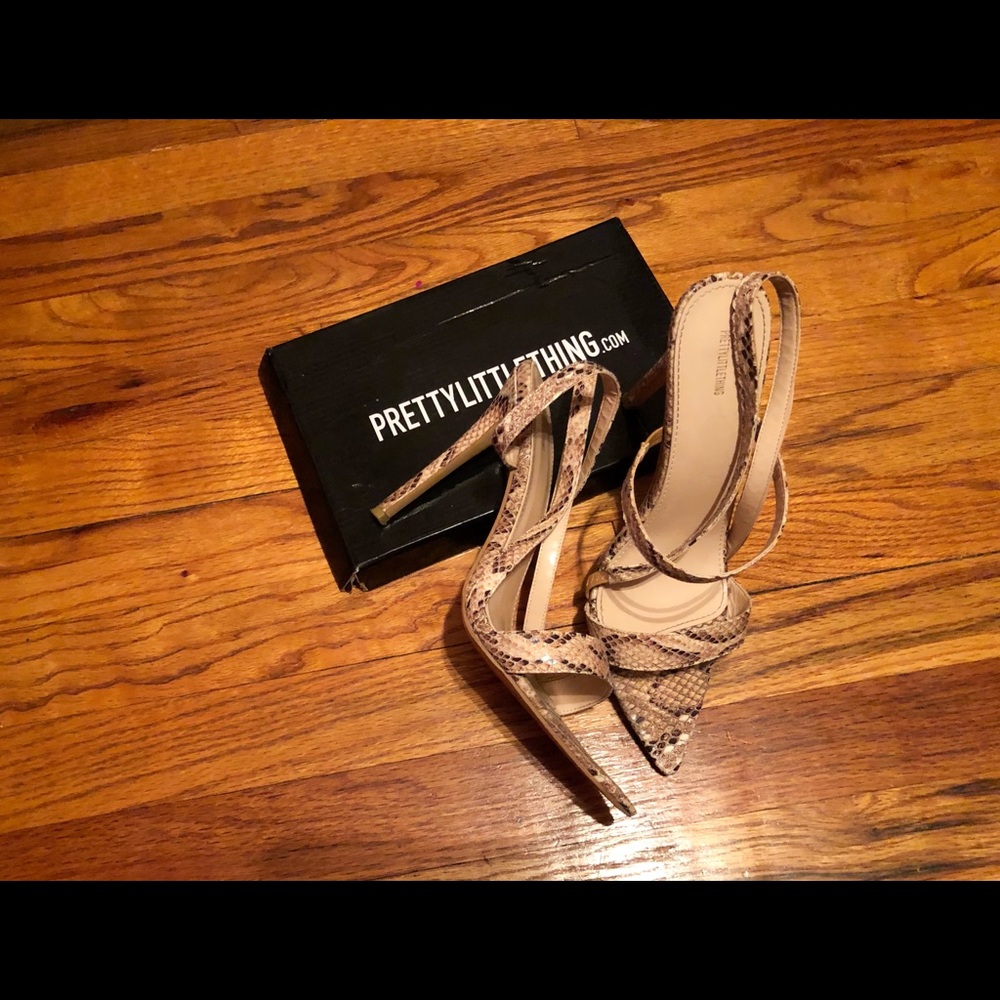 Snakeskin heels